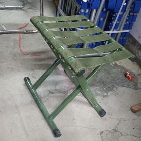 1pc Durable Folding Stool; Portable Stool For Camping Fishing; Fishing Accessories (Items: Without Backrest, Color: green)